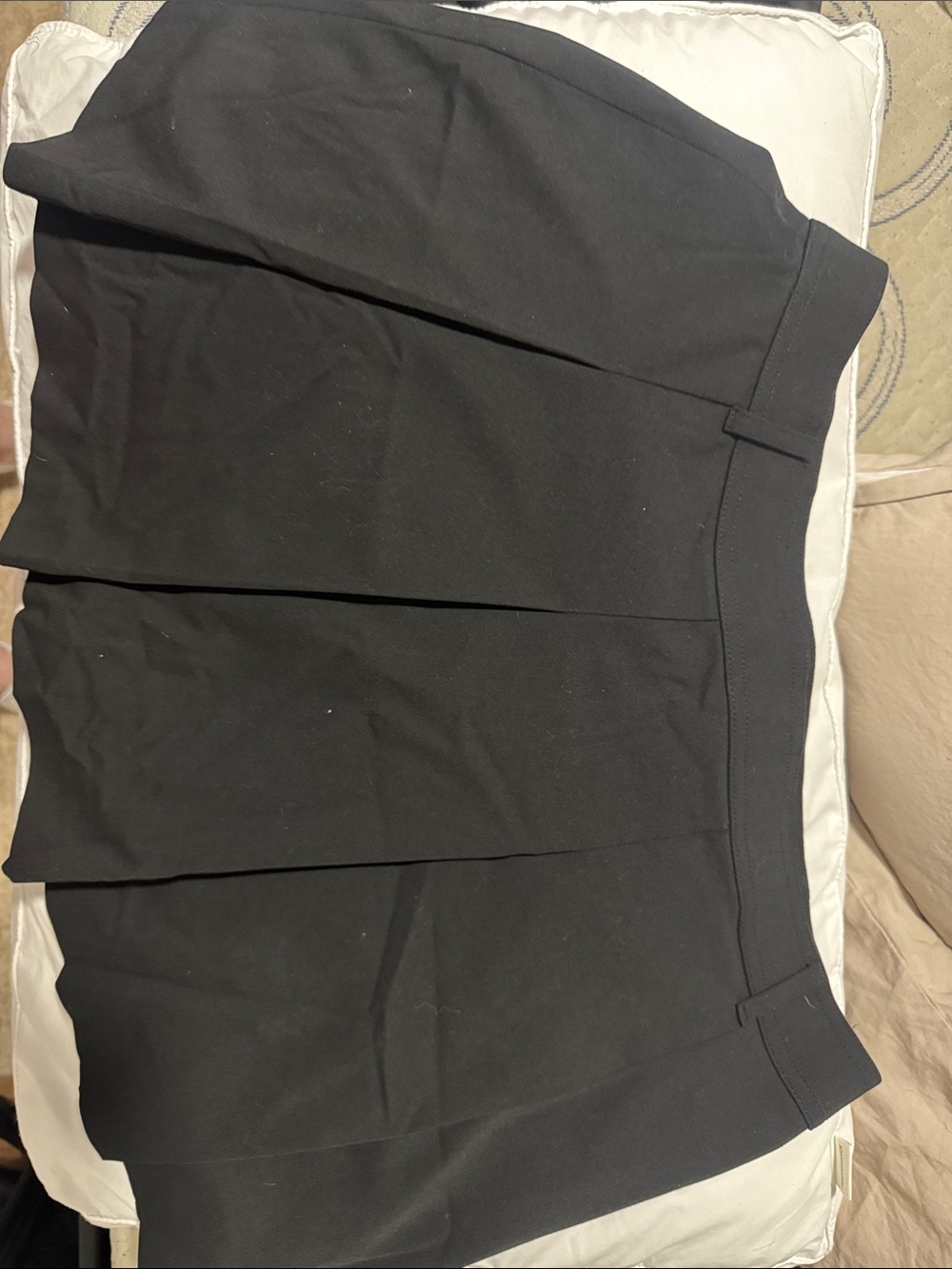 Uniqlo Classic Black Pleated Women's Skirt with built in shorts